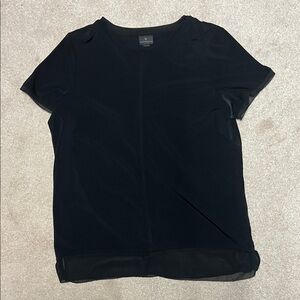 Worthington Black Short Sleeve Top